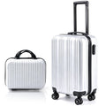 20 Inch Hardside Spinner Suitcase with Makeup Case and Coded Lock P67756