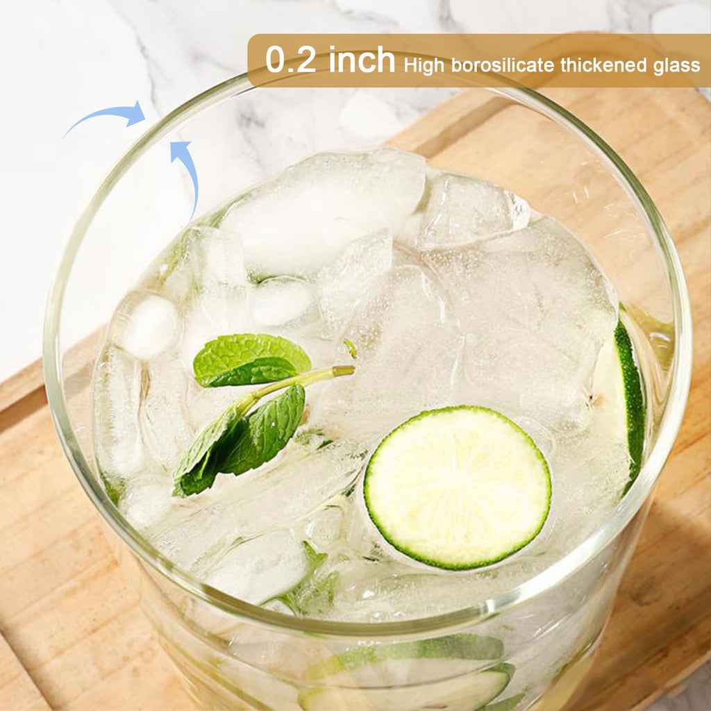 3 Gallon Glass Drink Dispenser with Spigot V428