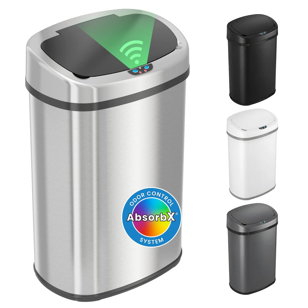 13 G Stainless Steel Sensor Trash Can M619