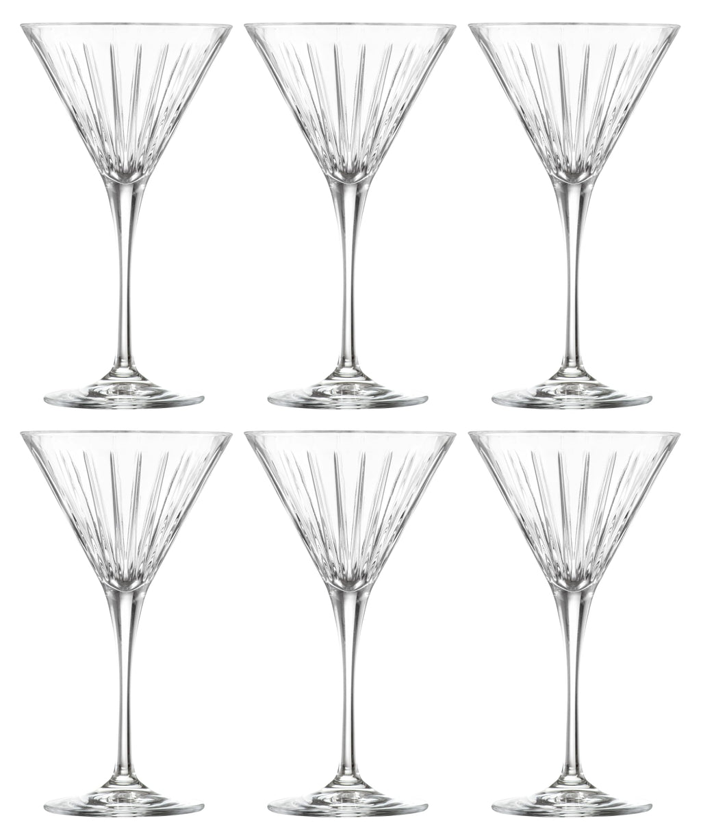Martini Cocktail Stemmed Glasses Set of 6 R52210