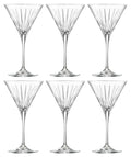 Martini Cocktail Stemmed Glasses Set of 6 R52210