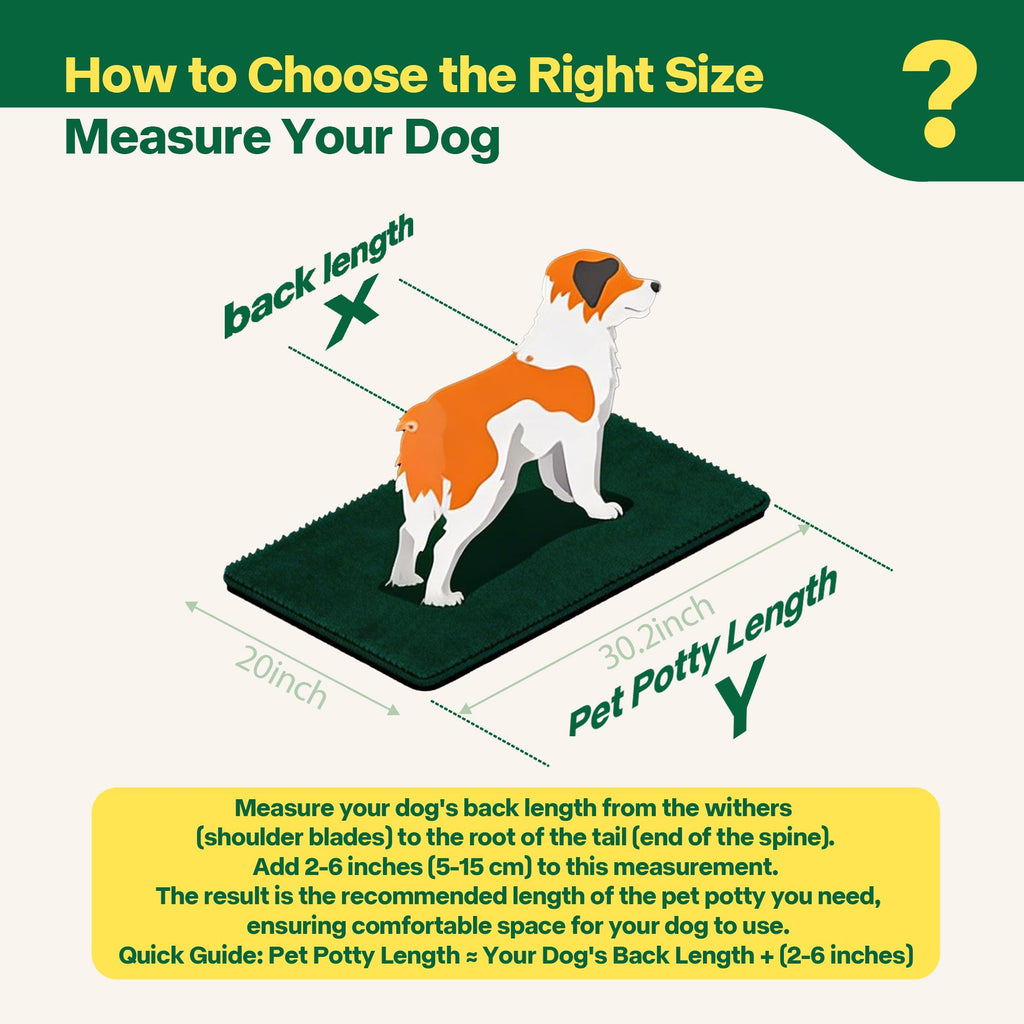 Dog Grass Pad with Tray 30"x20" N33068