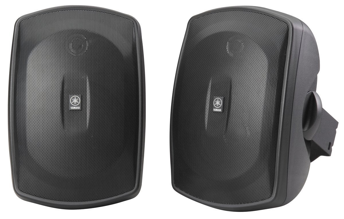 2-Way Indoor/Outdoor Speakers Pair Black U2218