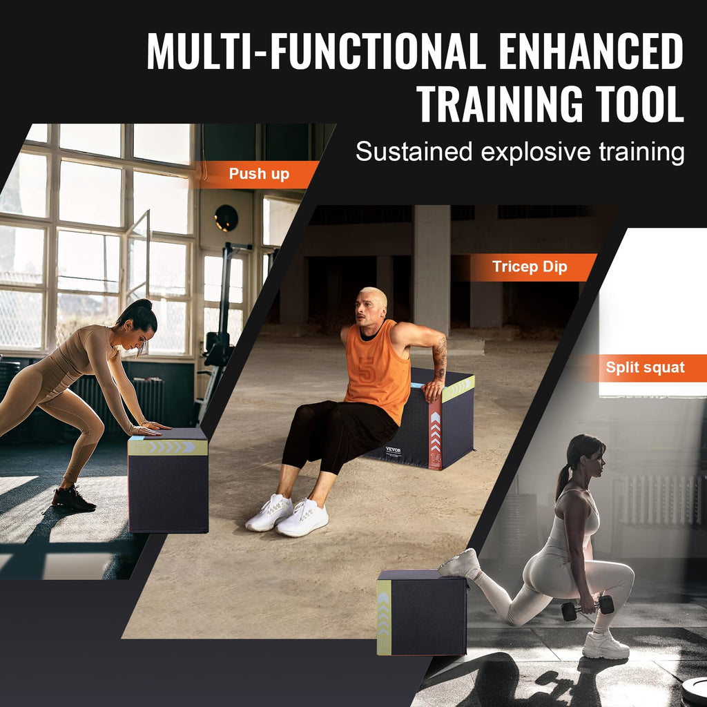 3 in 1 Plyometric Jump Box S829026