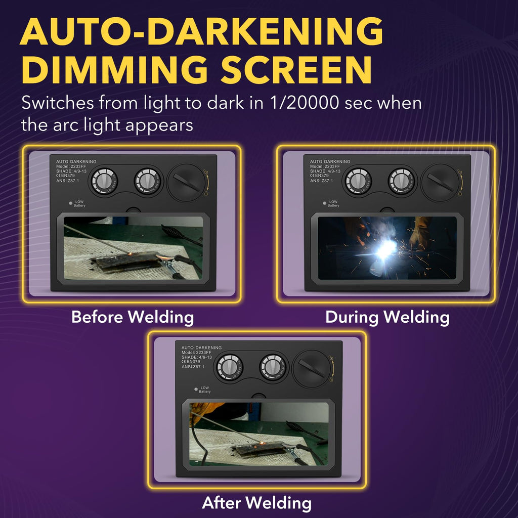 Auto Darkening Welding Lens Solar True Color P35431