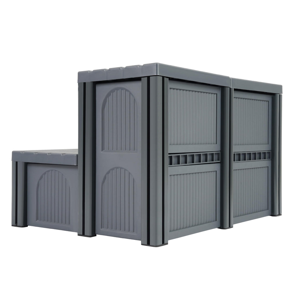 27" 2-Step Hot Tub Steps with Storage W766661