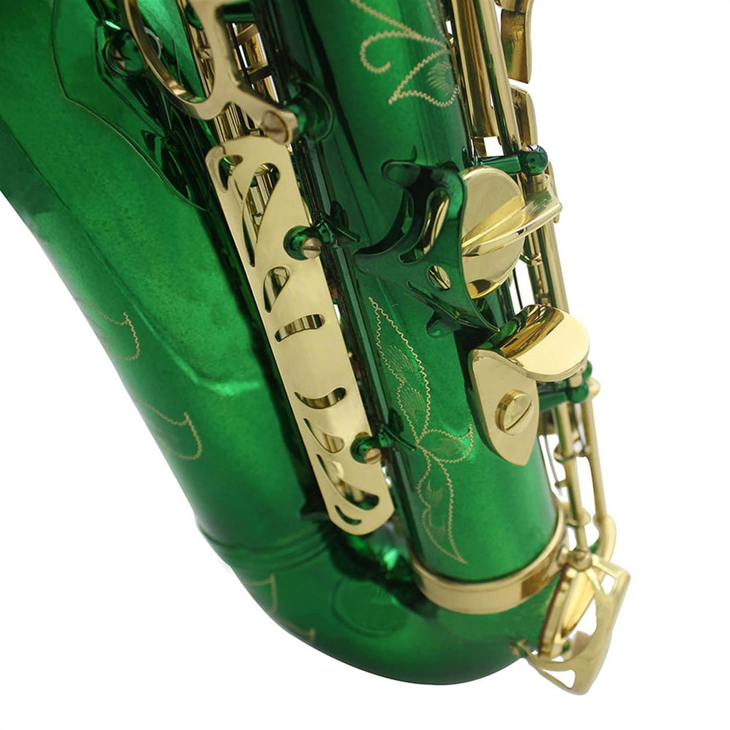 Green Brass Alto Saxophone F79924