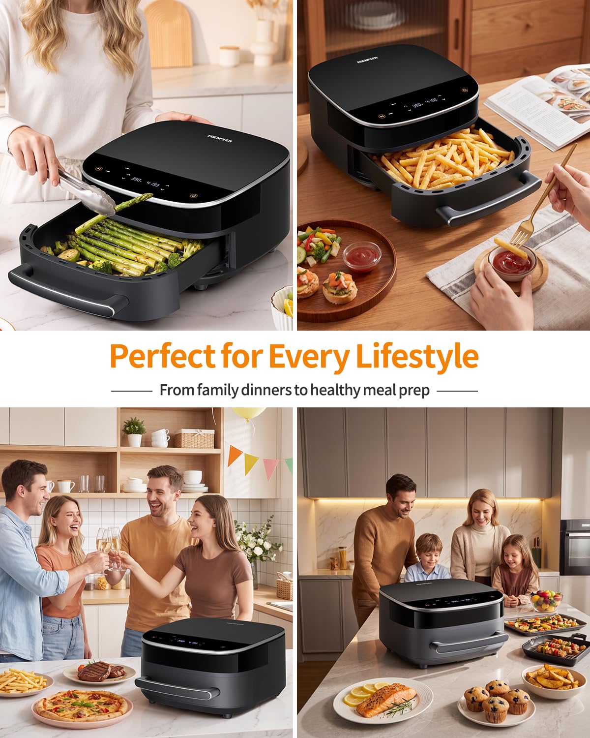6 Quart Large Air Fryer W698563