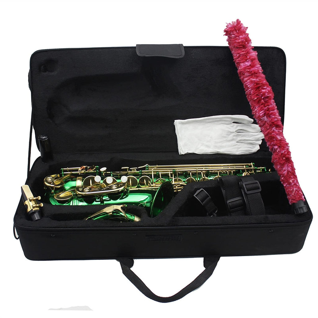 Green Brass Alto Saxophone F79924