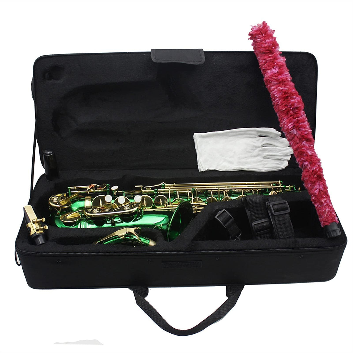 Green Brass Alto Saxophone F79924
