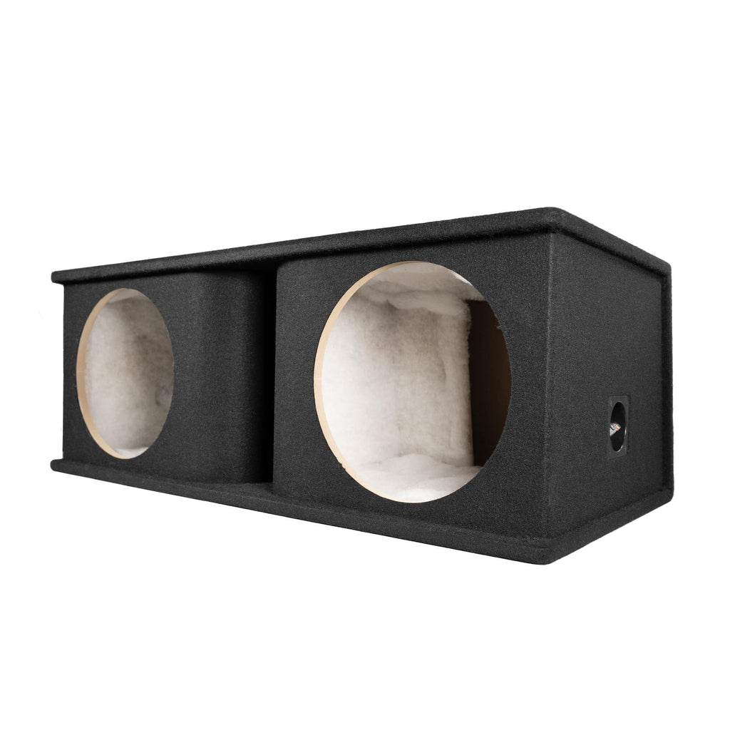 Dual 12" Horn-Ported Car Subwoofer Box V3896