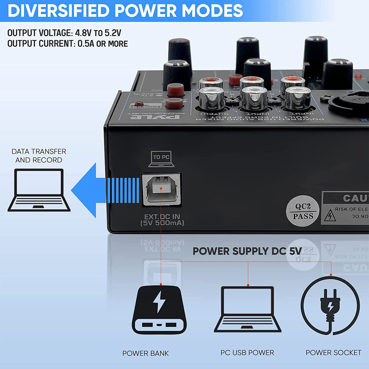 4 Channel Bluetooth Audio Mixer V292710