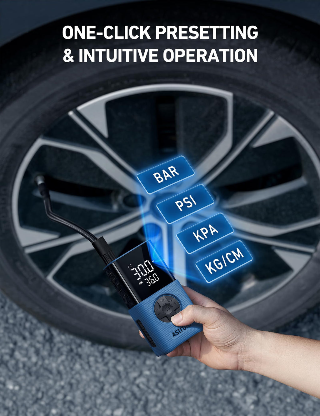Portable Cordless Tire Inflator 150 PSI Air Compressor U942283