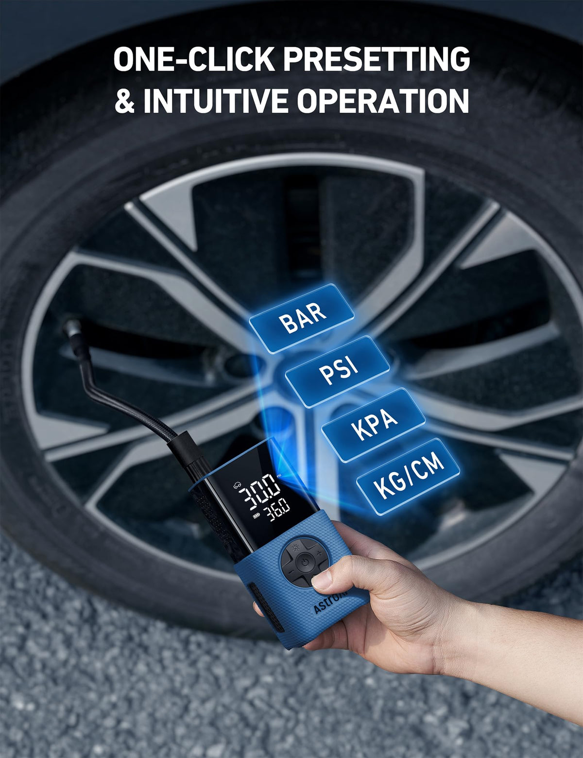 Portable Cordless Tire Inflator 150 PSI Air Compressor U942283
