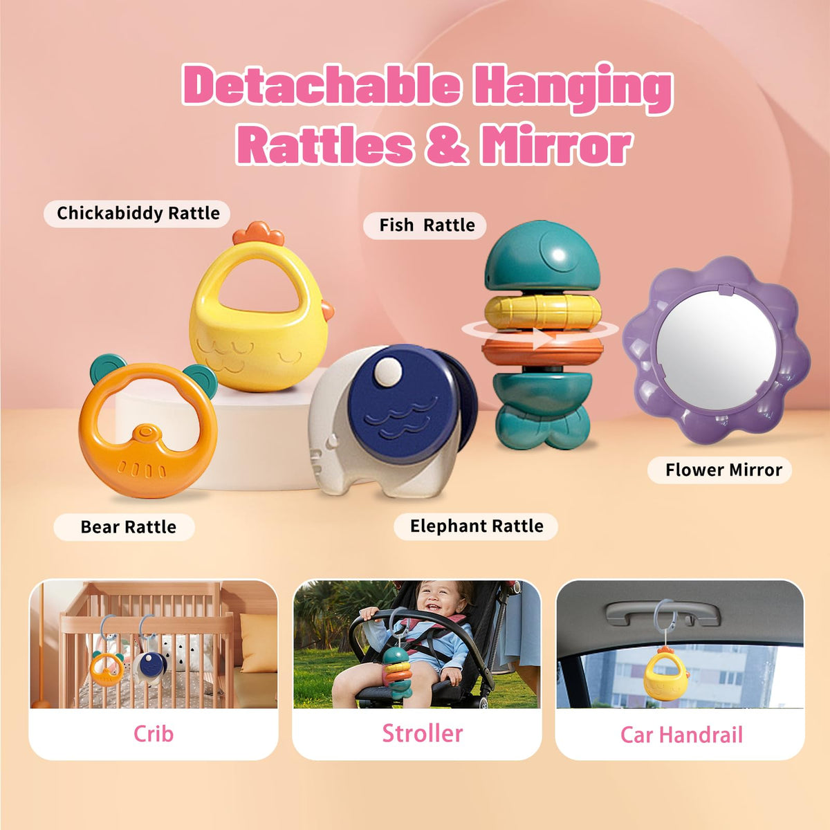 3 in 1 Baby Activity Gym Center with Music & Light M66012
