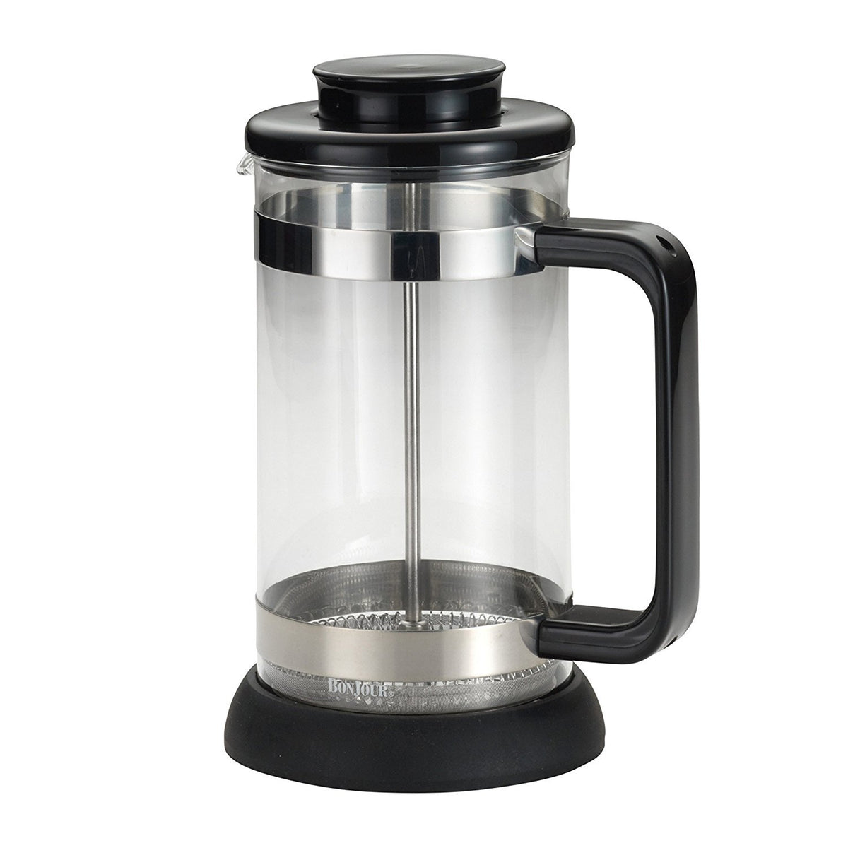 Borosilicate Glass French Press with Coaster & Scoop, 33.8-Ounce Q525