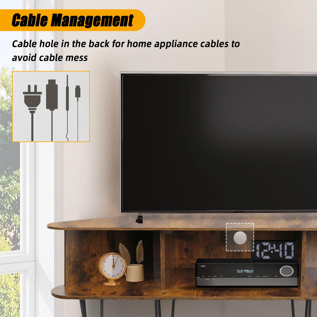 Corner TV Stand with Storage U76878