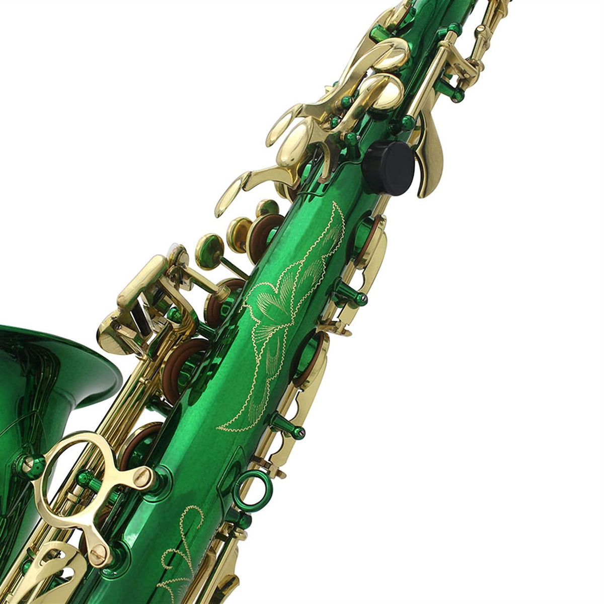 Green Brass Alto Saxophone F79924