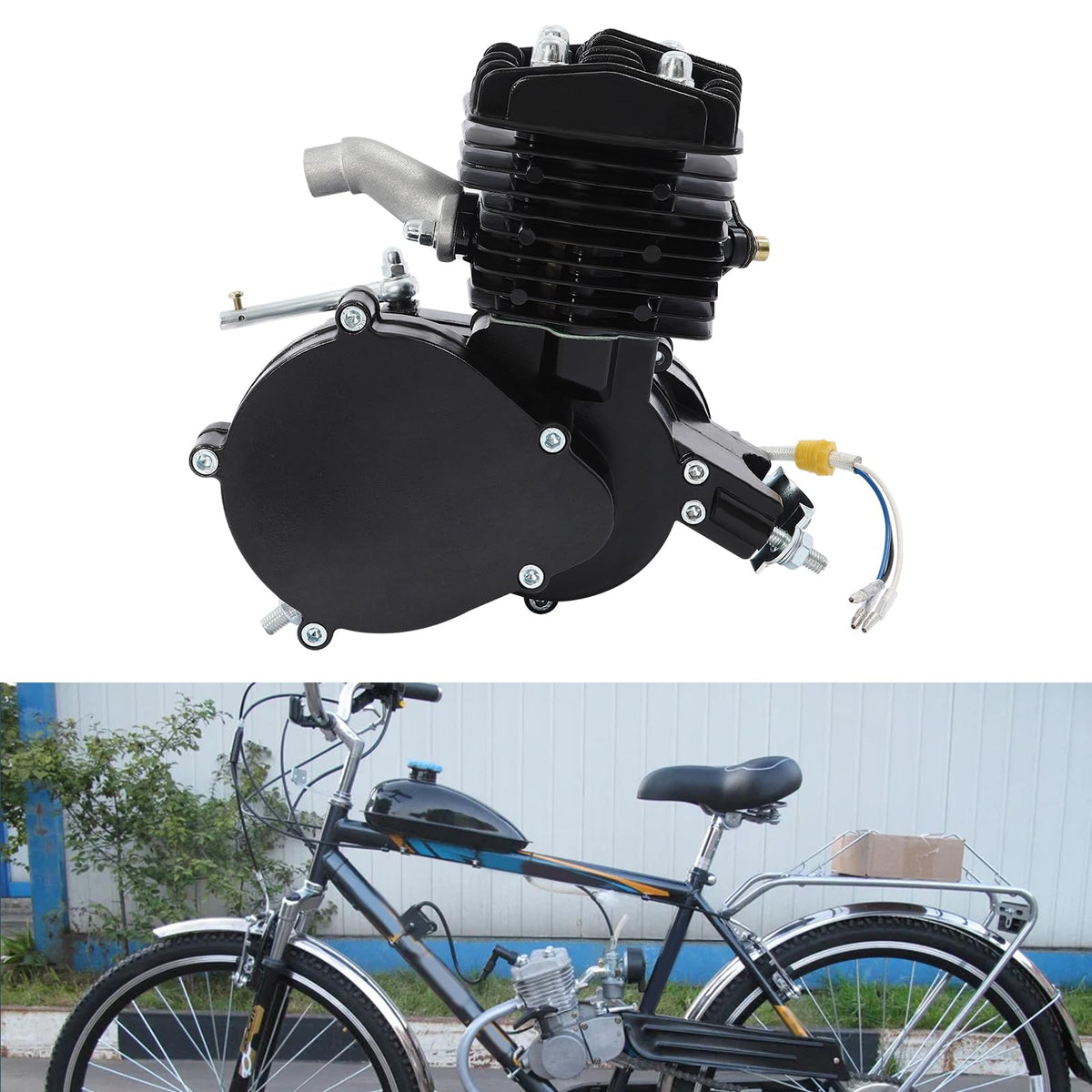 80cc 2 Stroke Single-Cylinder Bicycle Motor Kit C409612