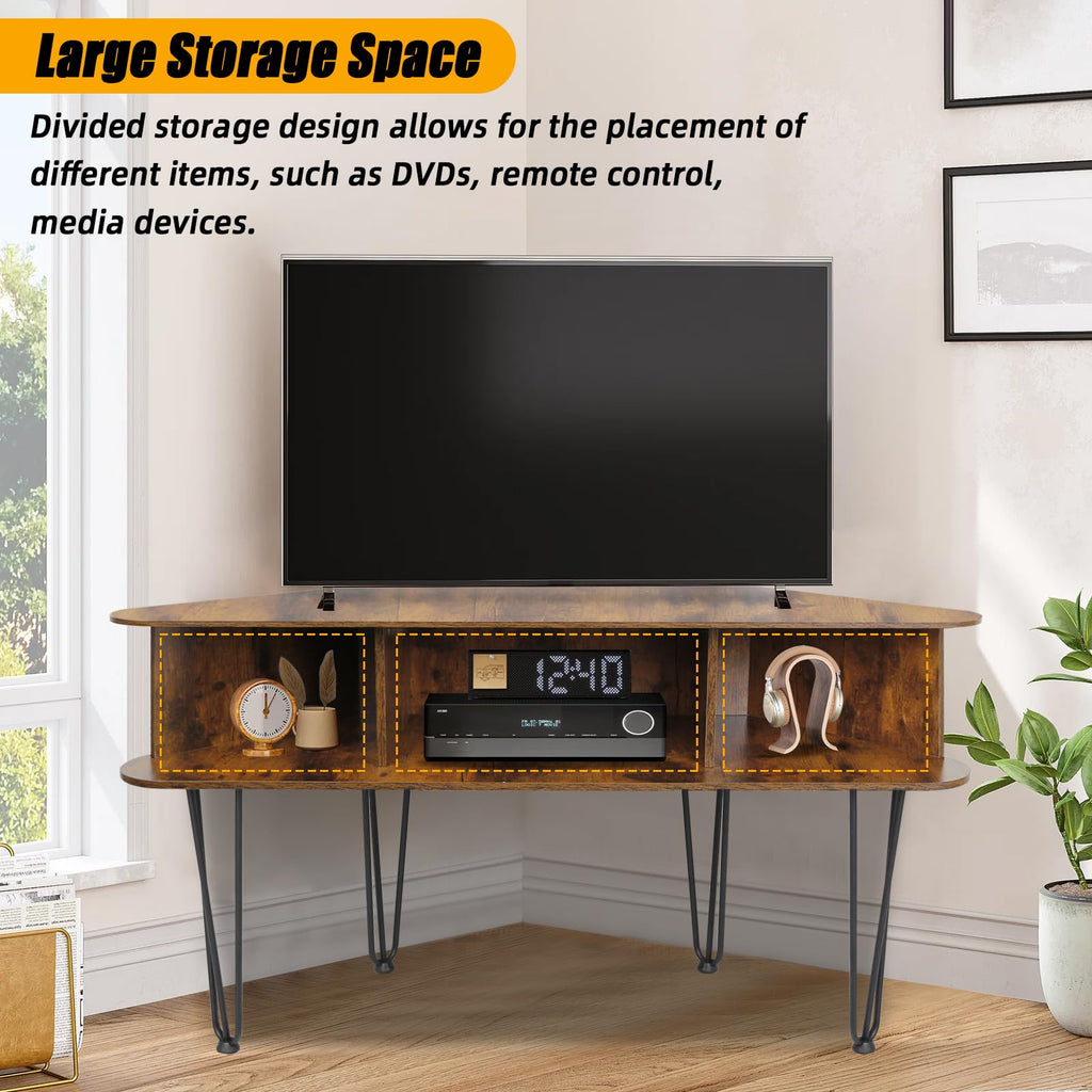 Corner TV Stand with Storage U76878