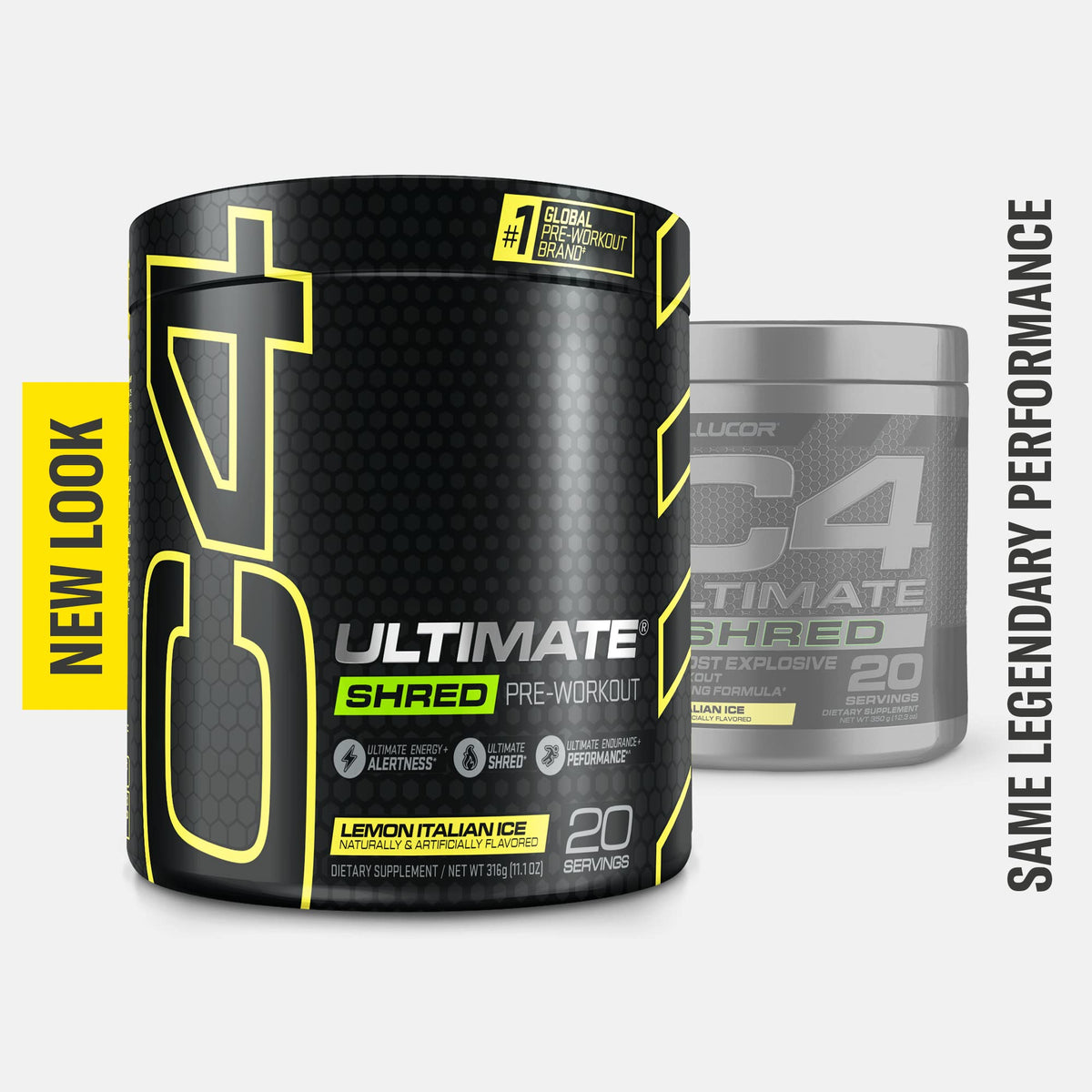 Pre Workout Powder Fat Burner Supplement With Ginger Root Extract 20 Servings J827269