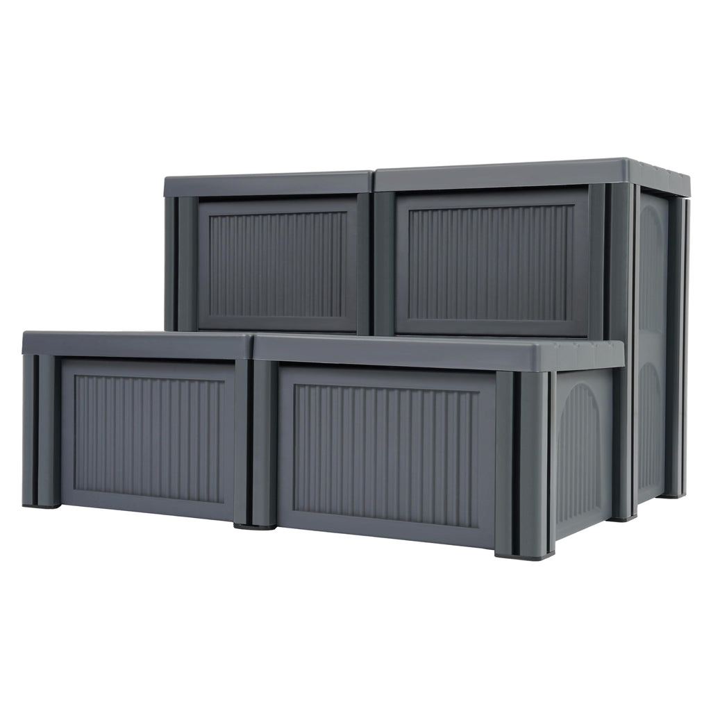 27" 2-Step Hot Tub Steps with Storage W766661
