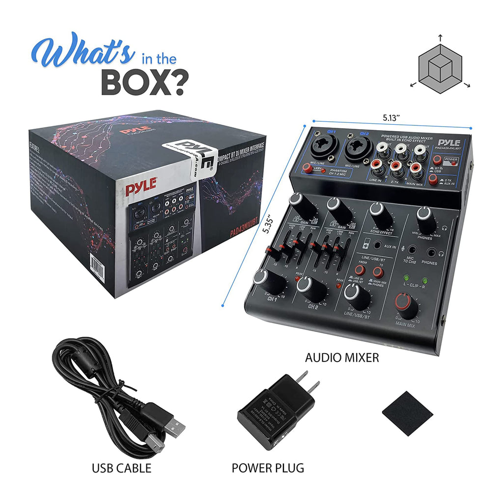 4 Channel Bluetooth Audio Mixer V292710