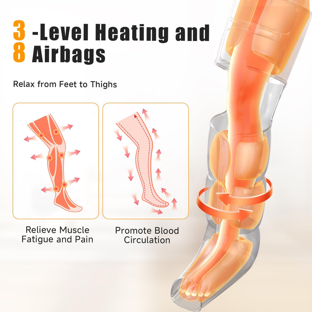 Leg Compression Massager with Heat T455