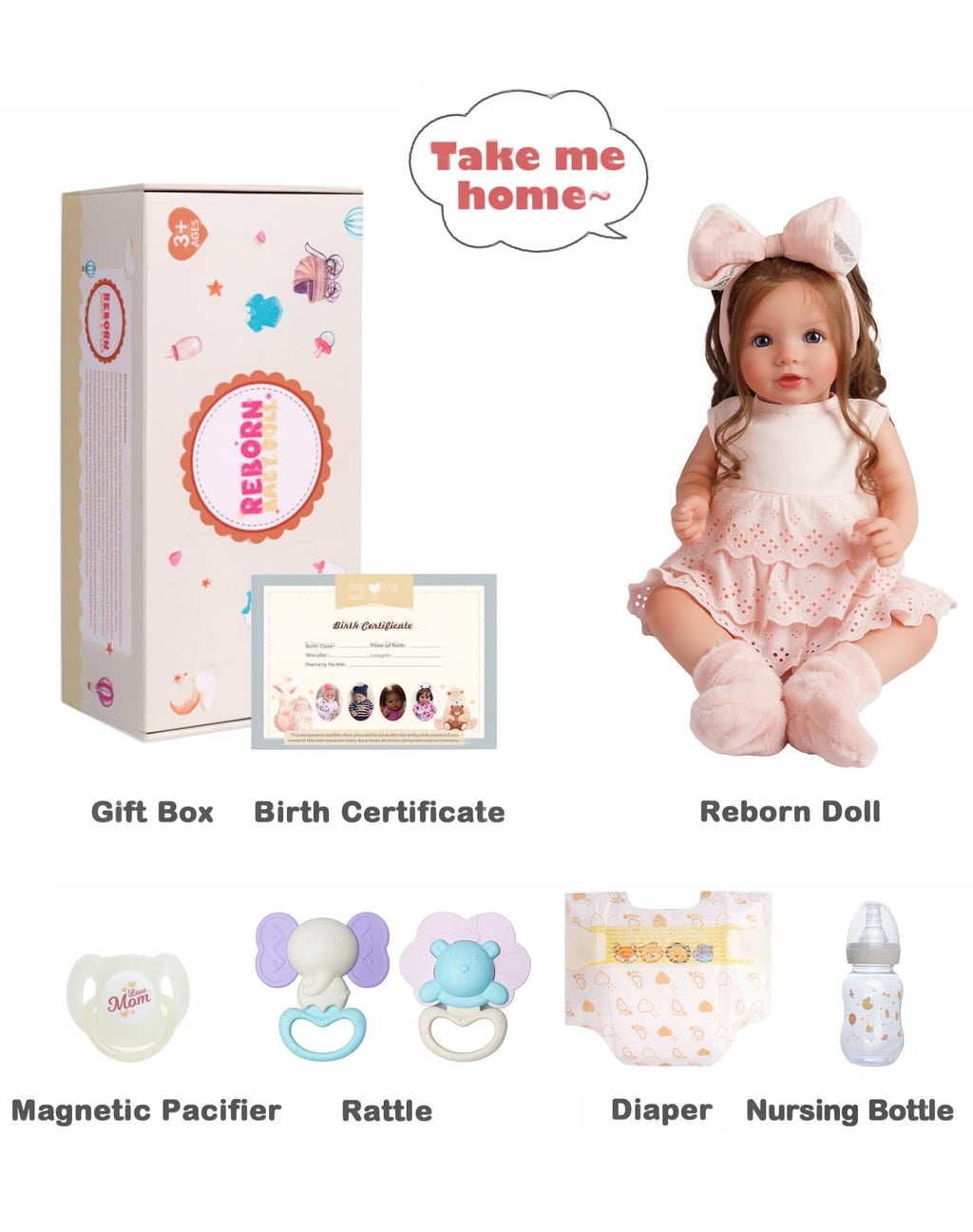 20 Inch Lifelike Reborn Baby Dolls S9559
