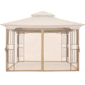 Beige 10x10 ft Gazebo Screen Walls P953