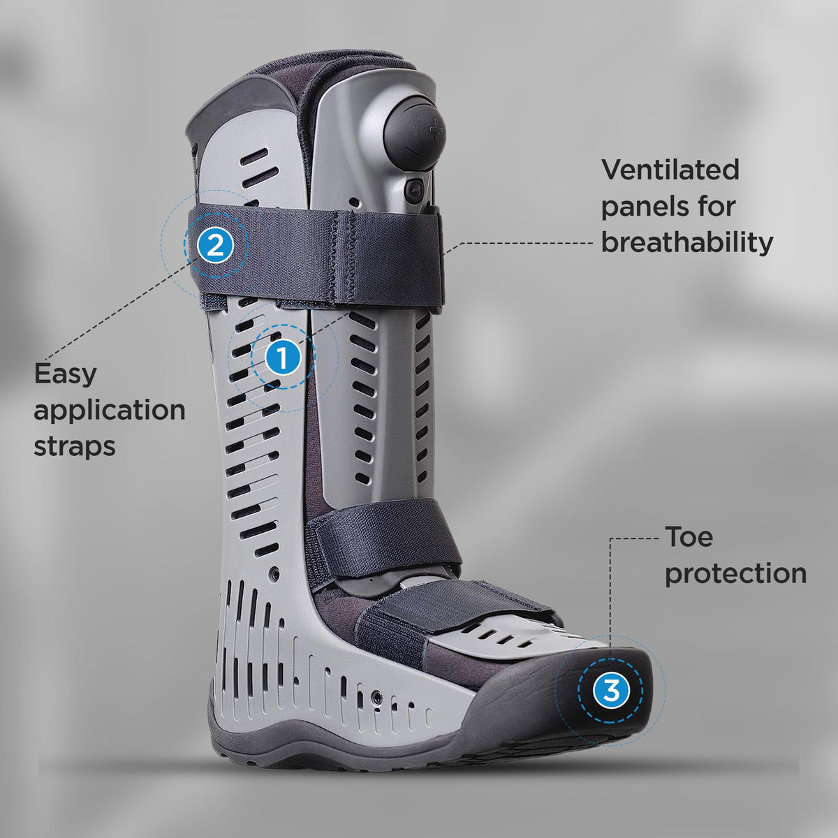 Adjustable Air Walker Boot with Air Pump P40399