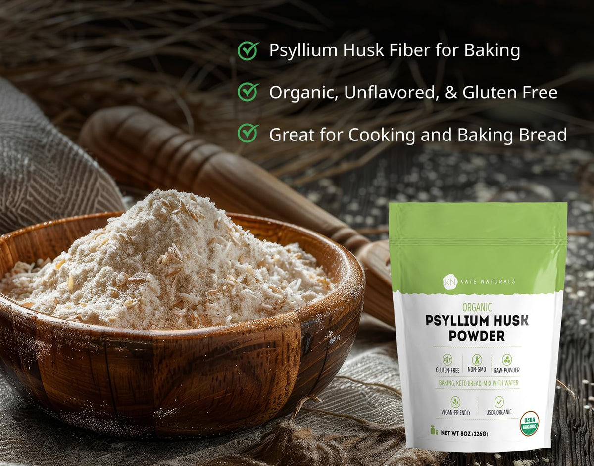 Organic Psyllium Husk Powder 8oz I398679