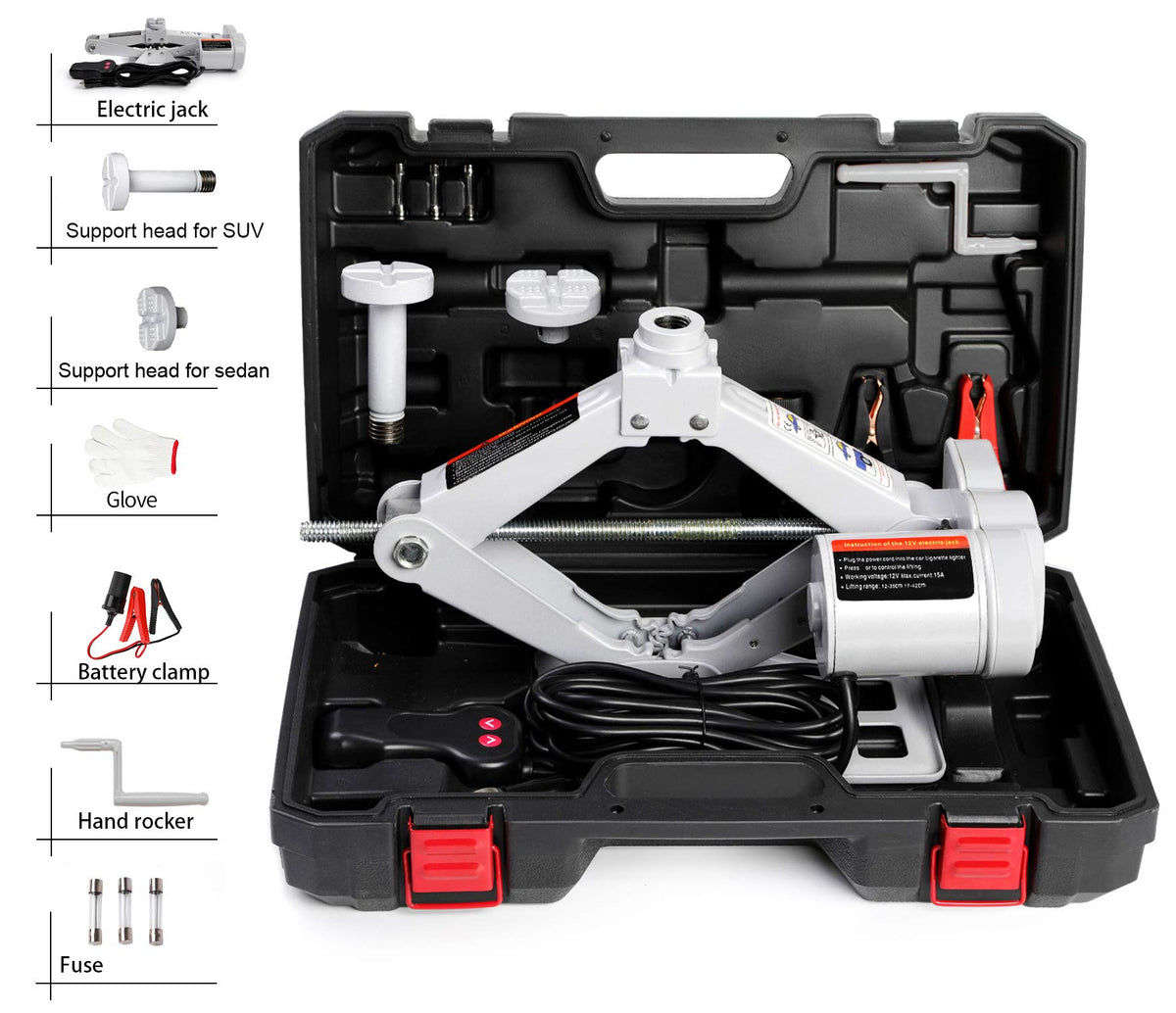 Electric Car Jack 3 Ton 12V Scissor Jack Kit K7431