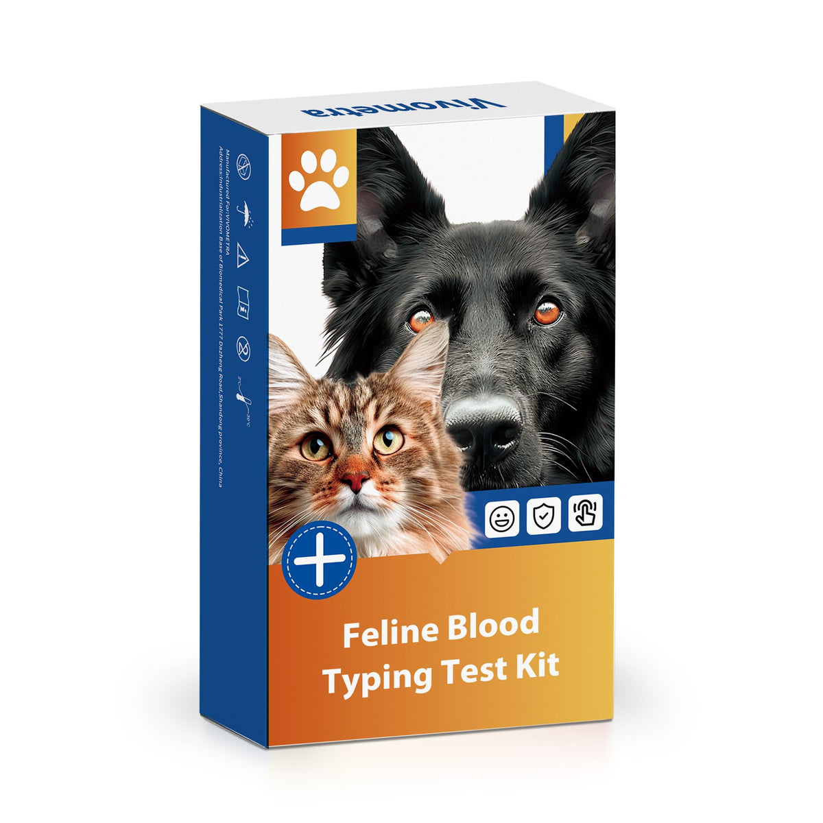 Cat Blood Typing Test Kit with Stainless Steel ID Tag X28458