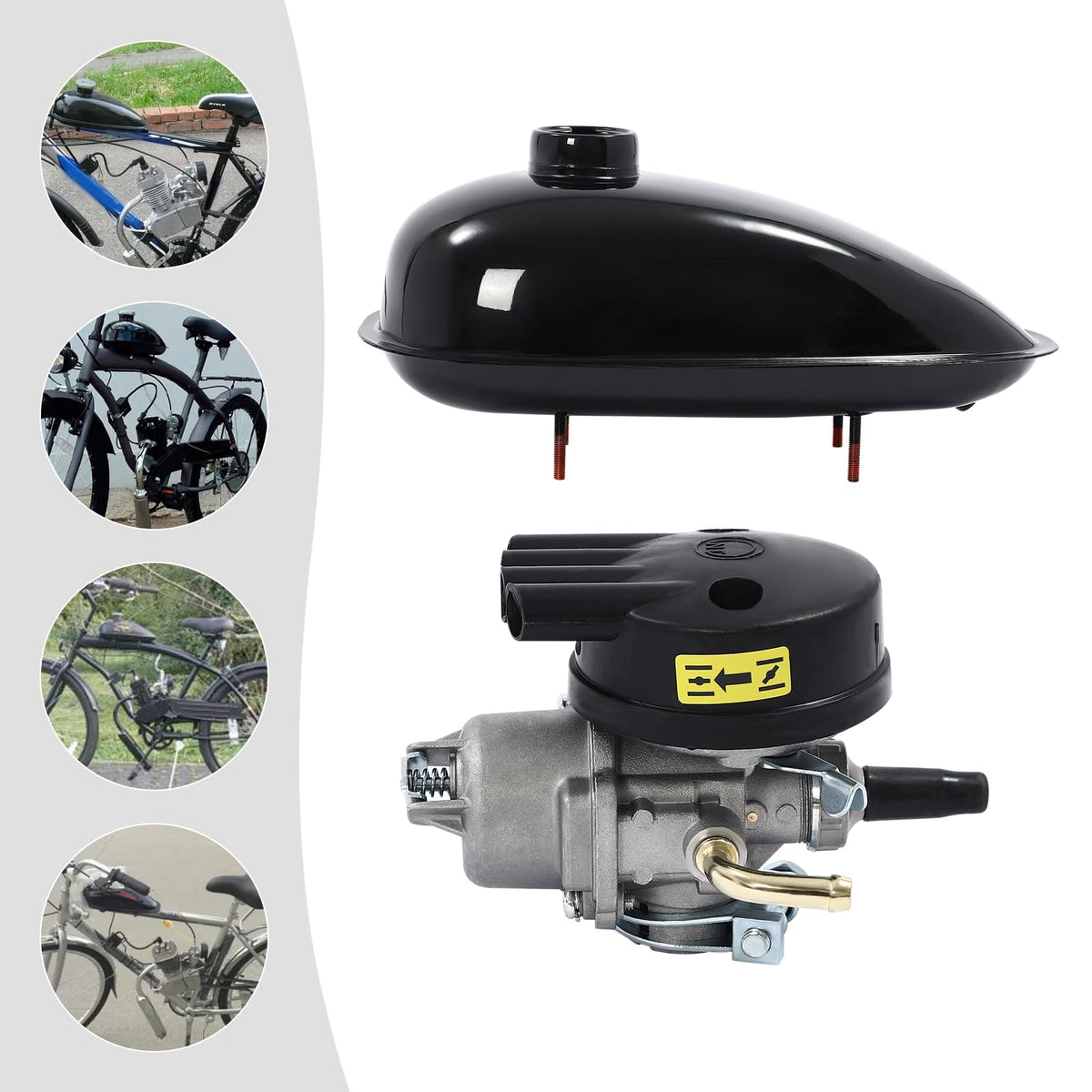 80cc 2 Stroke Single-Cylinder Bicycle Motor Kit C409612