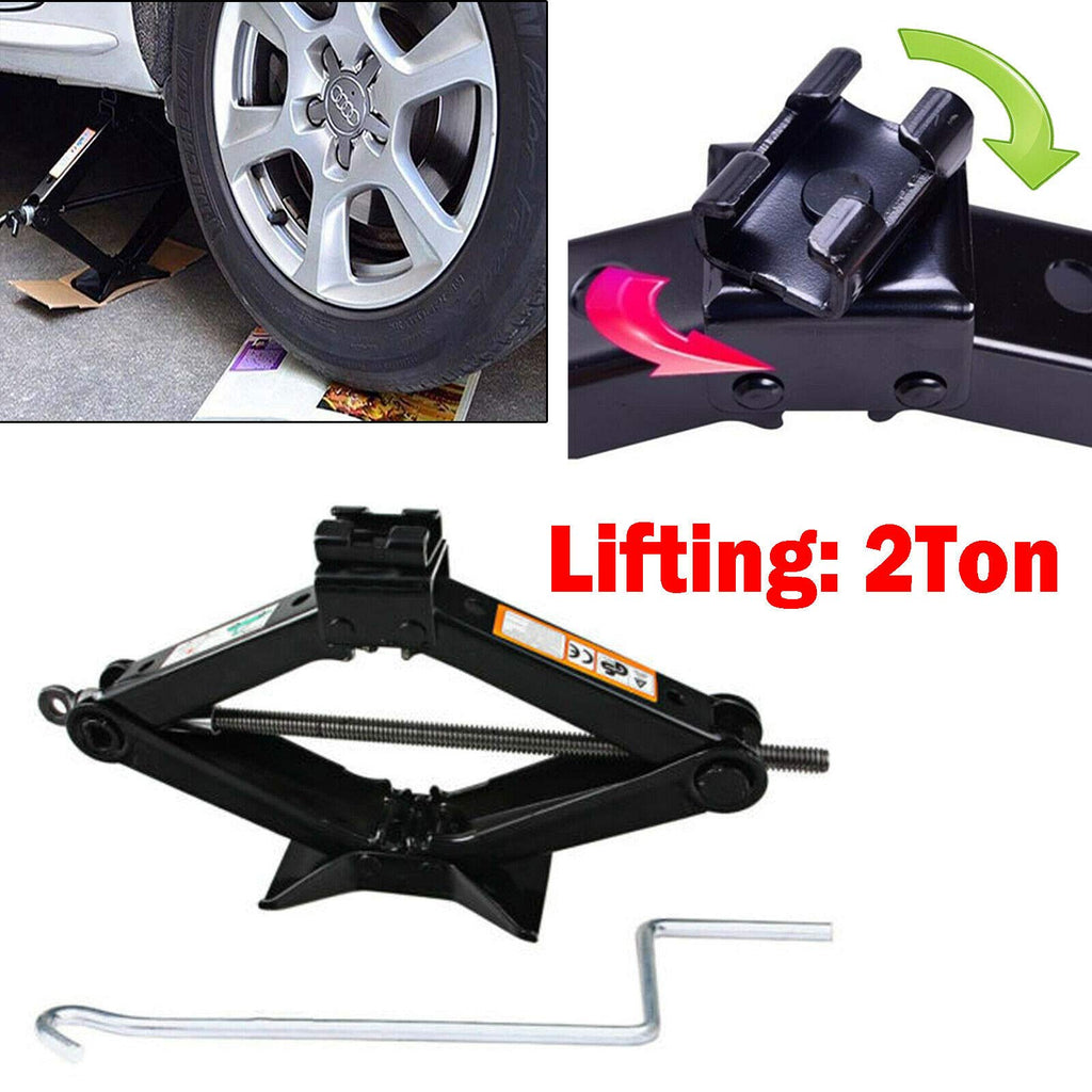 Spare Tire Lug Wrench Tool and 2 Ton Scissor Jack L803
