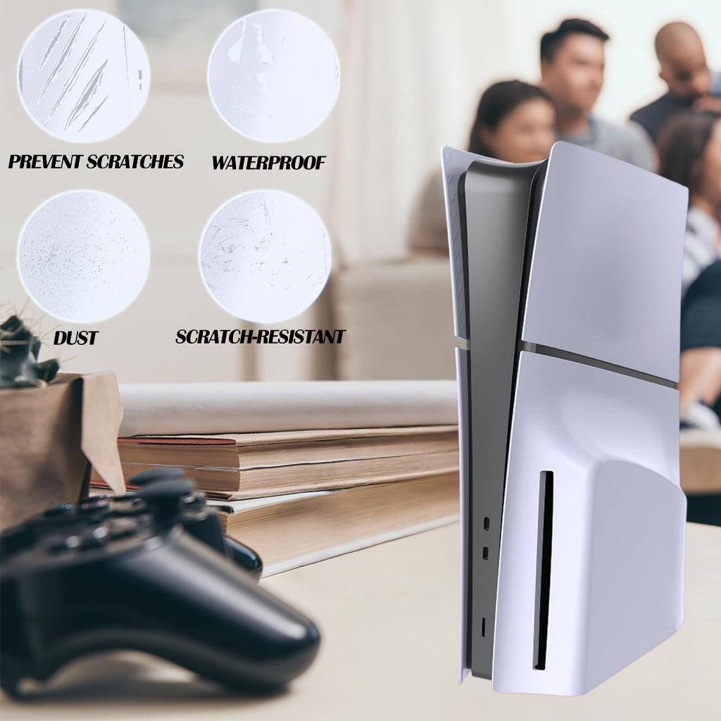 White PS5 Slim Disc Edition Face Plates J29408