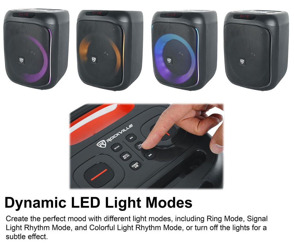 6.5" LED Bluetooth Speaker 2-Pack G1299