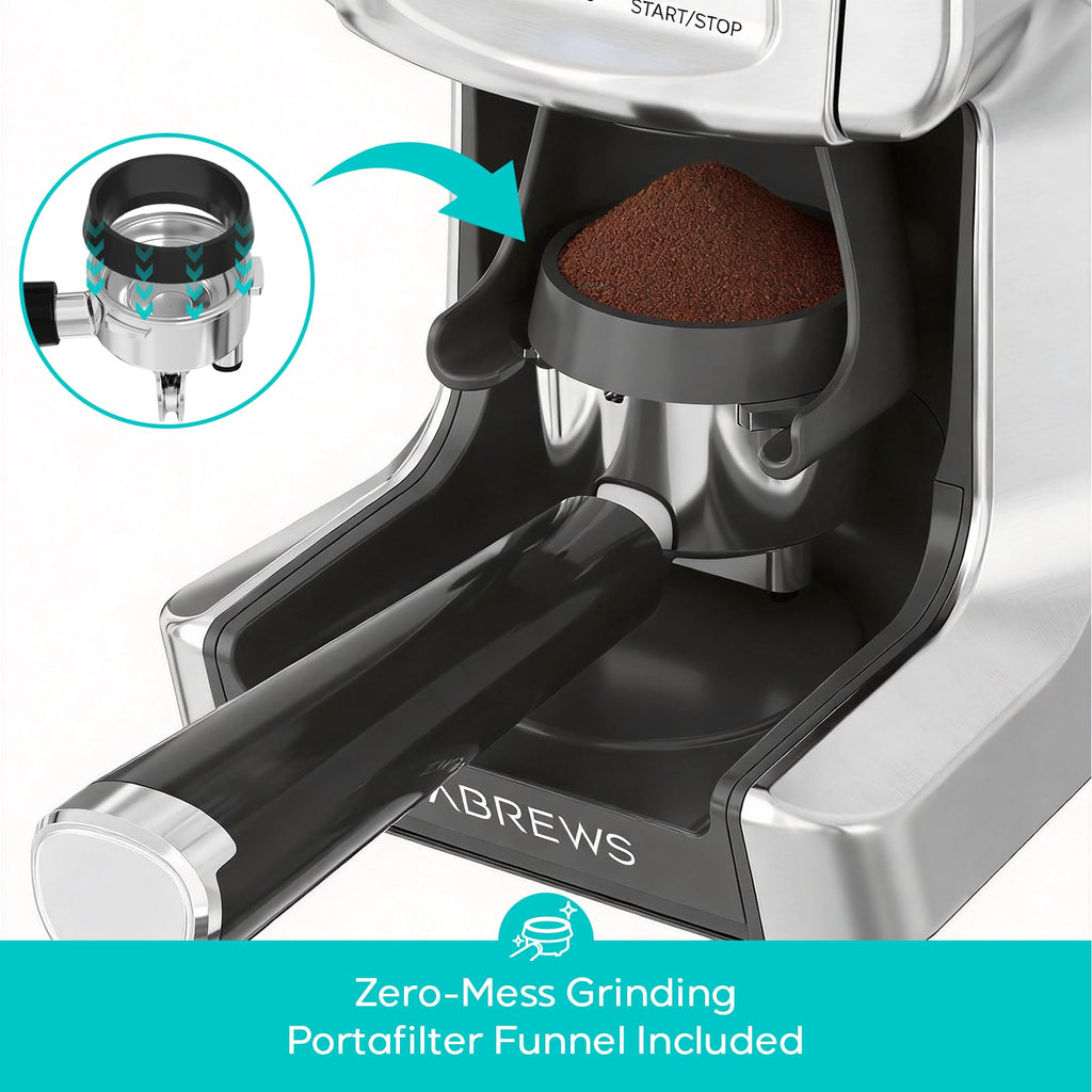 Electric Conical Burr Coffee Grinder with LCD Display T303