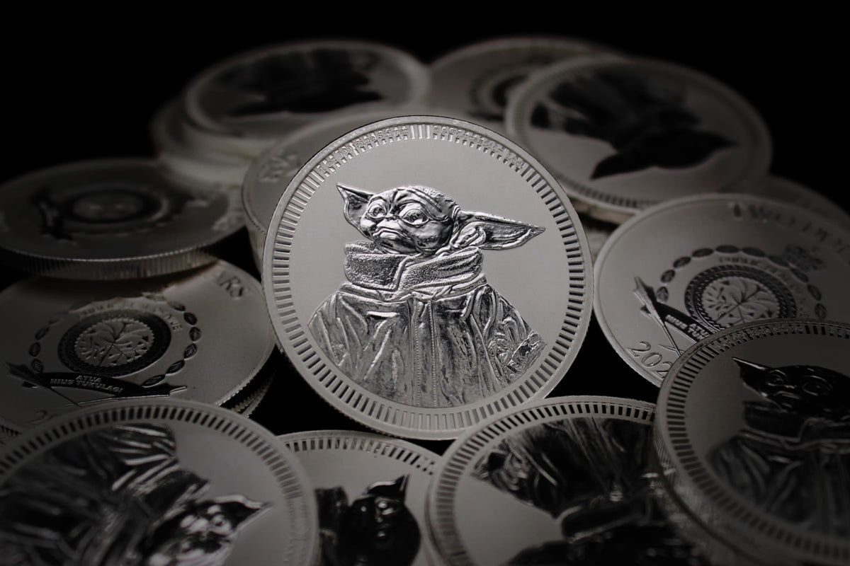 1 oz Silver Star Wars Mandalorian Coin I21439