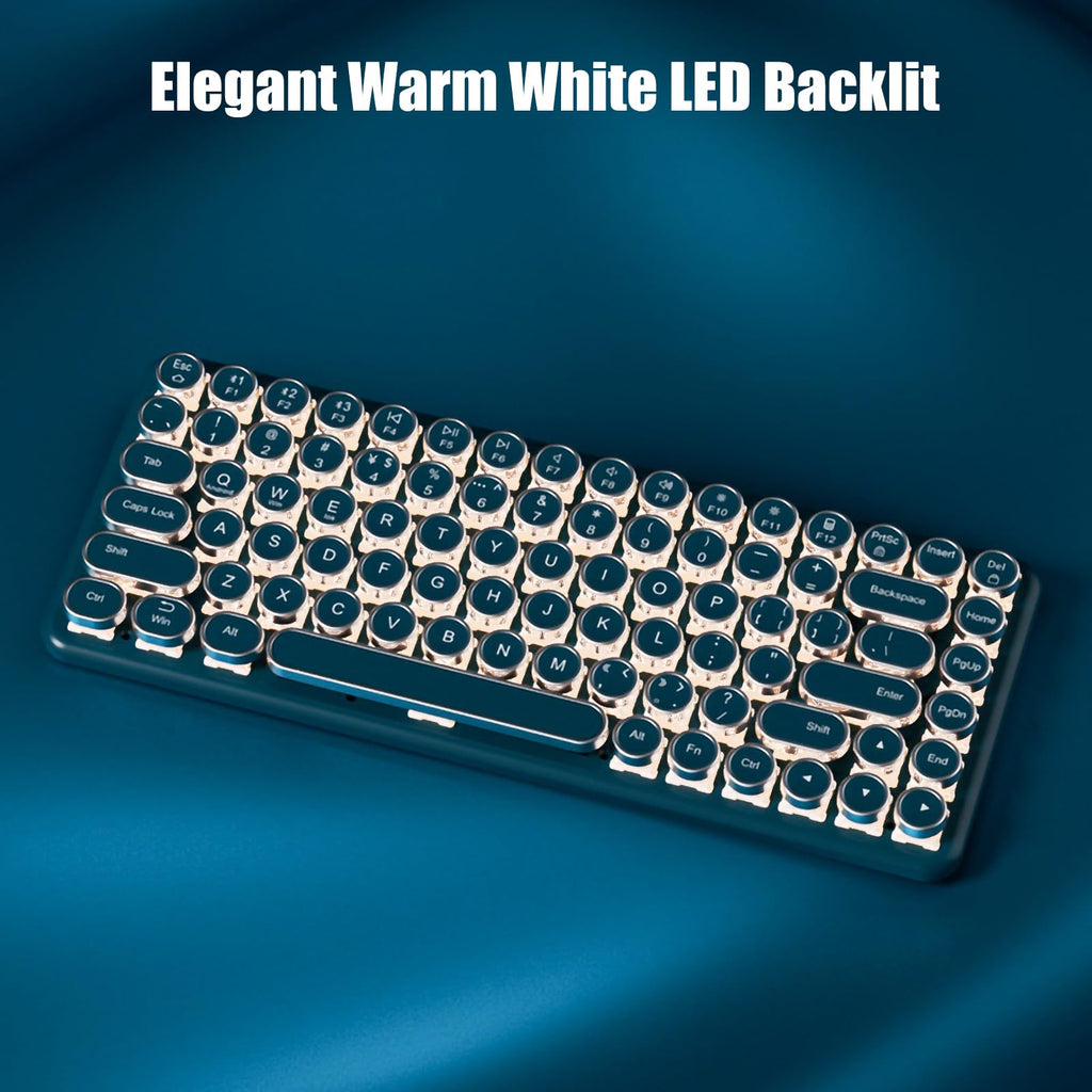 Mechanical Gaming Keyboard Warm White LED Backlit H887