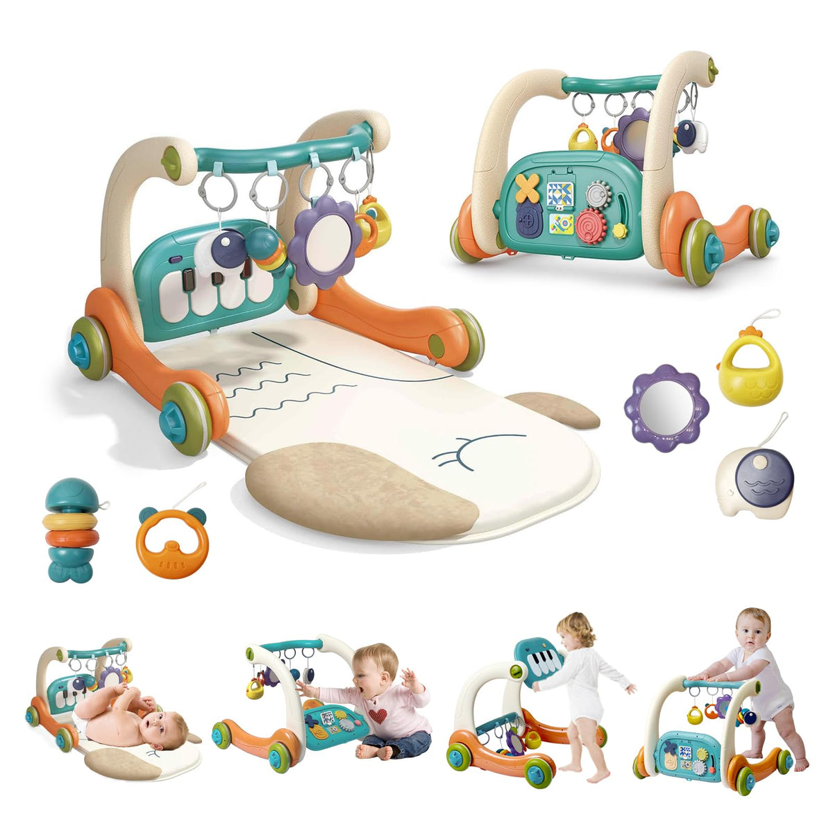 3 in 1 Baby Activity Gym Center with Music & Light M66012