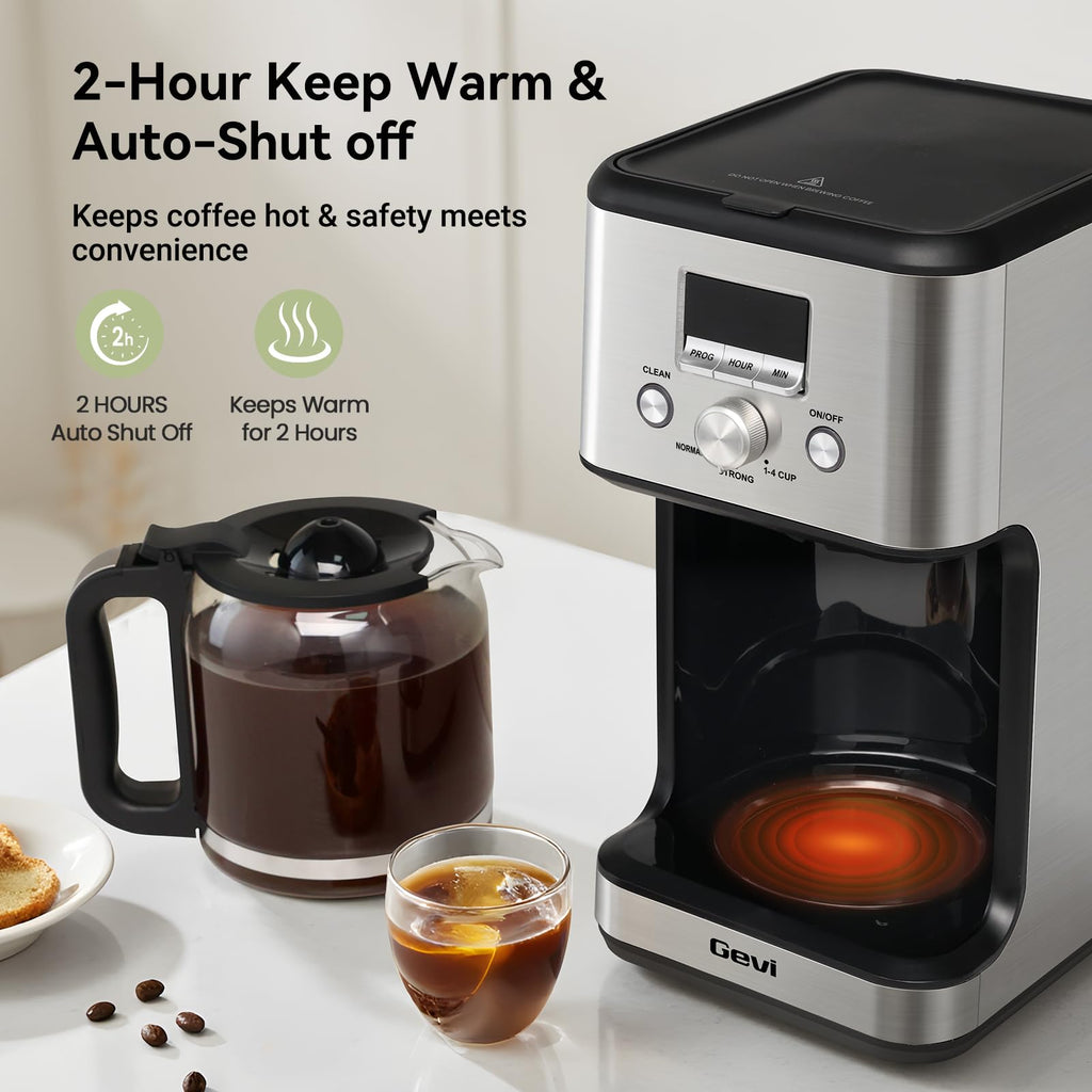 14 Cup Programmable Drip Coffee Maker with Glass Carafe Z871