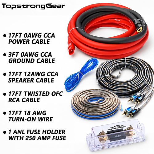 0 Gauge Amp Wiring Kit A72403