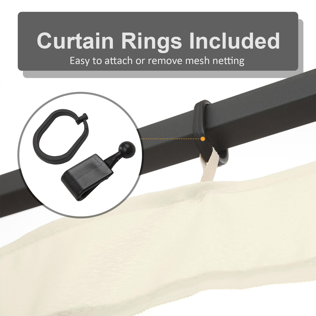 10' x 13' Replacement Mesh Sidewall Netting J362926