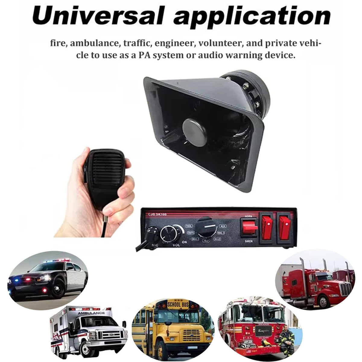 100W Emergency PA System Kit N851885