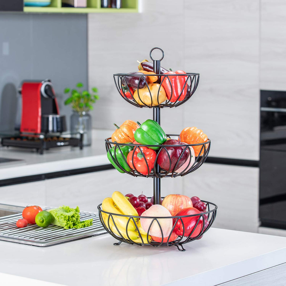 3 Tier Metal Fruit Basket Q5205