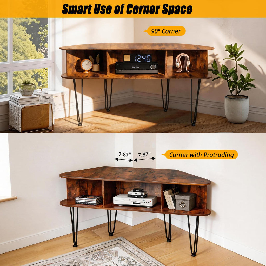 Corner TV Stand with Storage U76878