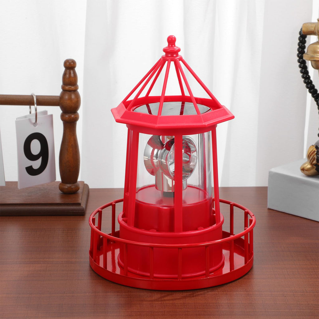 Solar Powered Rotating Lighthouse B525