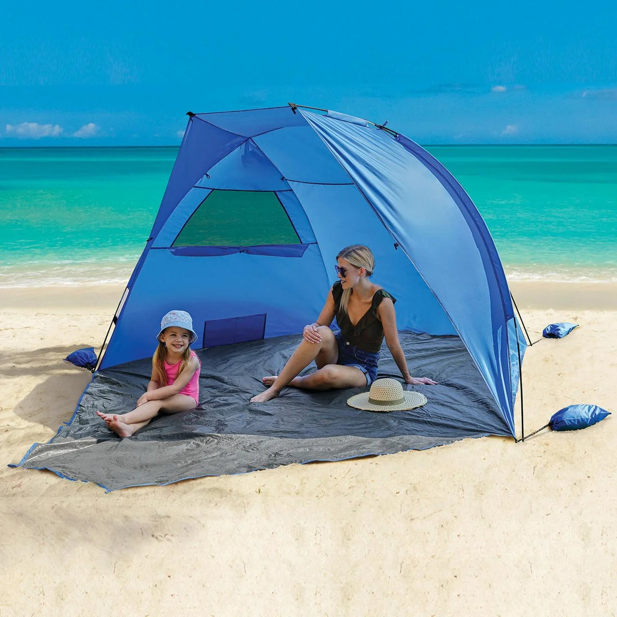 9 Ft. x 6 Ft. Blue Sun Shelter P8172